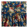 Hepburn Style Lapel Printing Big Peplum Vintage Dress