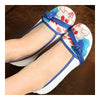 Casual Old Beijing Cloth Embroidered Shoes Bouquet