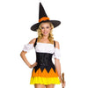 Sorcière Sexy Femme Refinement Uniforme Halloween Scène Costumes
