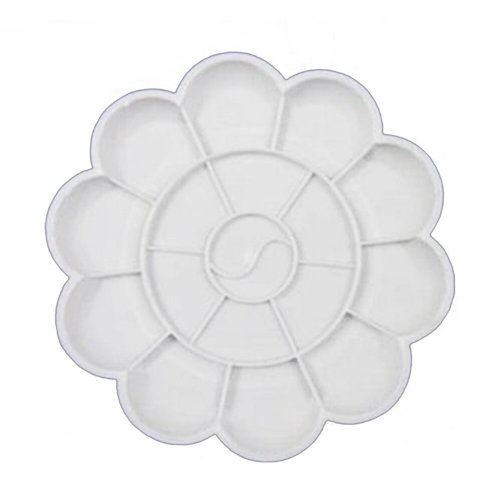 Color Palette Gouache Plastic Palette Artistic Drawing Sets Flower Shape medium