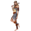 Halloween Indien Sauvage Femme Refinement Imprimé Léopard Femme Déguisement