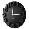 Creative Round Simple 3D Digital Wall Clock