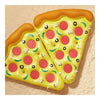 Inflatable Pizza Floating Bed Floating Mat Row