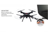Syma X5sw Wi-Fi FPV 2.4ghz 2,0 Mp HD Camer Blanc ou Noir