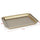 Oven Plate Non-stick Baking Tool Rectangle Golden small size 24x18x2cm