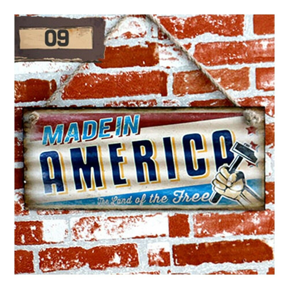 America Vintage Creative Iron Wall Hanging Decoration   9
