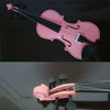 Student Akustische Violine Voll 3/4 Ahorn Fichte mit Etui Schleife Harz Rosa