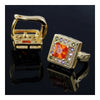 Colorful Zircon Diamanted Earrings