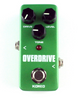 Mini Overdrive Pedal Gitarren Effekt Pedal Grün Aluminium Legierung
