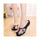 Old Beijing Cloth Shoes Summer Woman Cowhells Sole Embroidered Shoes Slipsole Vi