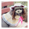 Dog Pet Clothes Cloak Wig Hat Suit   PF05 yellow dot