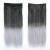 60cm Extension de Cheveux Pièce Dégradé Morceau Long Droit 55 Couleurs