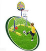 Piscine Basketball Jouets Extérieur 2en1 Enfants Ensemble Eau Jeu Football