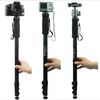 Photography Monopod & Fluid Pan Head & Unipod Holder For DSLR Camera