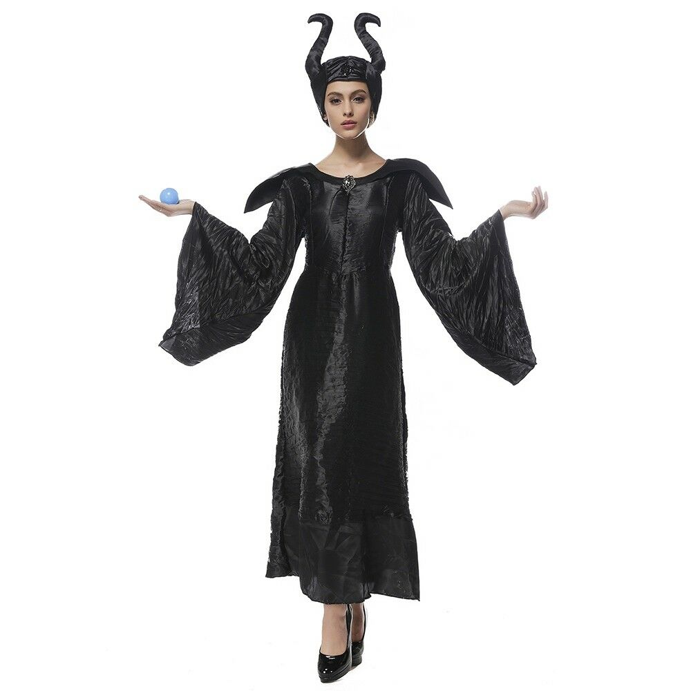 Black Witch Halloween Costume Bar Party Cosplay