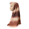 Dignified Muslim Kerchief Scarf Hat Zircon Printing   10