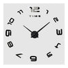 Salle à Manger Silencieux Horloge Murale Super Grande Taille Acrylique Diy