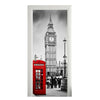 Neuf 3d Diy PVC Imperméable Porte Mur Autocollant Décoration Big Ben Qd035