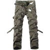 Mode Herren Arbeitshose Militär Armee Cargo Tarnmuster Kampf Multi-Taschen Hose