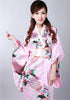 Vintage Retro Luxurious Japanese Garment Kimono Cosplay Costume Yukata Gown pink