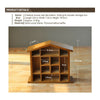 House Shape Storage Rack Table Decoration