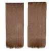 60cm 23.62"  Five clips high temperature wire synthetic Straight hair extension