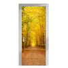 Door Sticker New 3D DIY PVC Waterproof  Door Wall Mural Fall View qd023