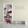 Door Sticker New 3D DIY PVC Waterproof  Door Wall Mural Eiffel Tower qd044