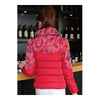 Invierno Moderna Corto Fino Claro Plumón Mujer Rojo