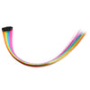 Rainbow Color Hair Extension One Card Hair Piece