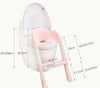 Foldable Kids Children Babies Toddlers Toilet Potty Trainer Seat With Ladder Kit