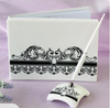 Libro de Invitados Boda y Bolígrafo Cerámica Funda