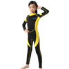 M014 M015 M016 Infantil de una Pieza Buceo Traje 2.5mm Surf Negro Amarillo