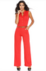 Plus Size Geo Casual Sleeveless Wide Leg Playsuit Jumpsuit Overall Romper W Belt