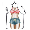 Creative Sexy Digital Printing Fashionable Apron  WQ 061