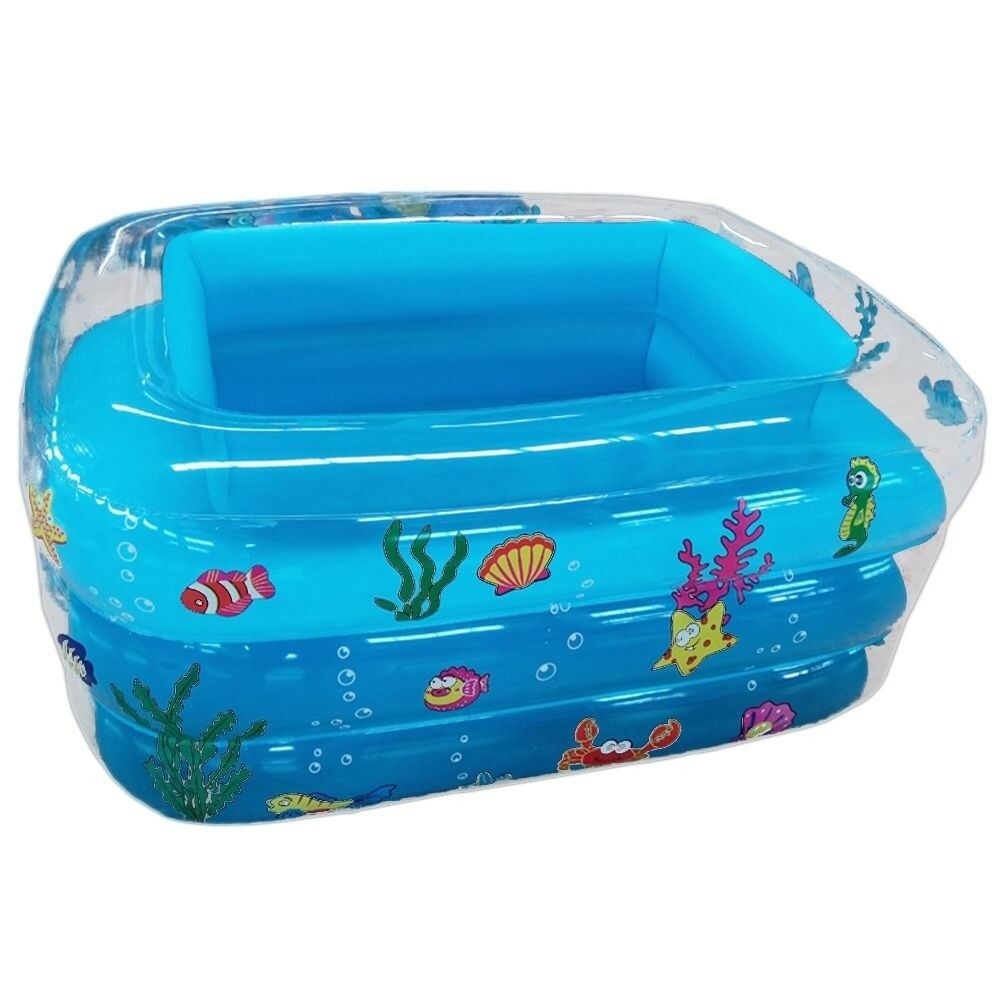 Inflatable Swimming Pool Square Transparent Children