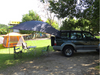 Car Trail Shade Tent Canopy Tailgating Rear Spare Tire Shelter