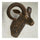 Sheep Head Wall Hanging Decoration Plastic bronze