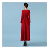 National Style Long Sleeve Beads Embroidery Dress   S