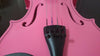 Student Akustische Violine Grösse 1/4 Ahorn Fichte mit Etui Schleife Harz Rosa