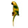 Mediterranean Home Decoration Parrot Wall Hanging   small   yellow