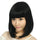 30cm Bobo Blunt Bang Hair Cap Wig Black