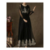 Muslim Vintage Golden Silk Embroidery Dress Gauze   S