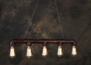 Vintage Industriell Hängelicht Antik Wasserpfeife Wandbehang Lampe