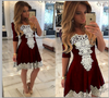 Sexy Floral Crochet Boutique Party Dress