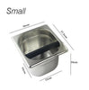 Edelstahl Kaffee Rückstände Eimer Kaffeemaschine Zubehör Klein