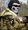 Crâne Demi Visage Bandana Squelette Ski Motard Masque de Paintball