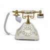 Antique Style dial button Phone French Style Old Fashioned Handset Telephone