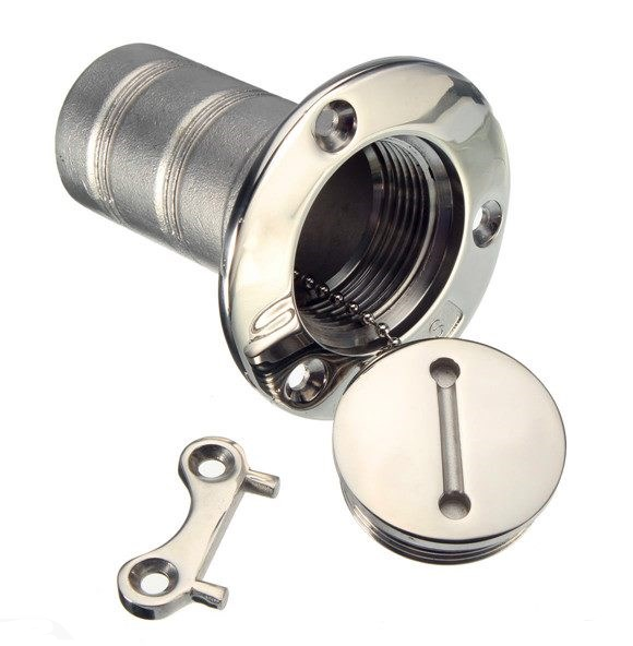 Boat Deck Fill / Filler Keyless Cap -1 1/2