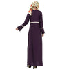Muslimisch Damen Gewebe Langes Kleid